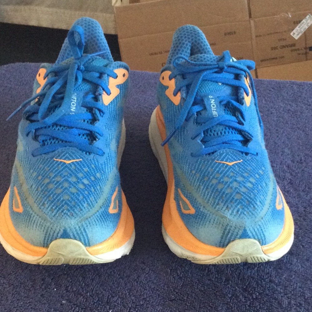 Blue & Orange Running Sneakers